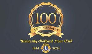 University Lions Club 100th anniversary