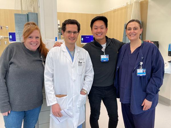 NJB OR staff with Dr. Rezaei