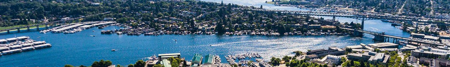 View of campus from above